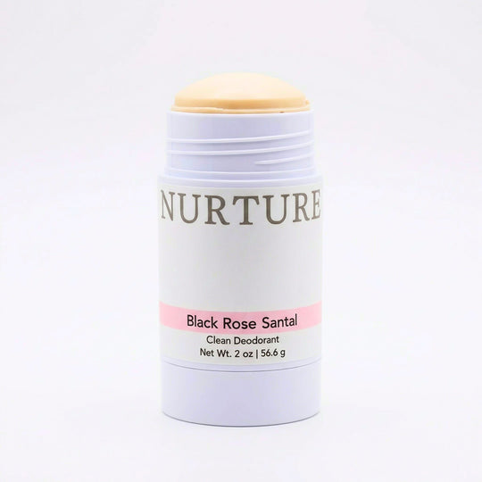 Black Rose Santal Deodorant stick on a white background