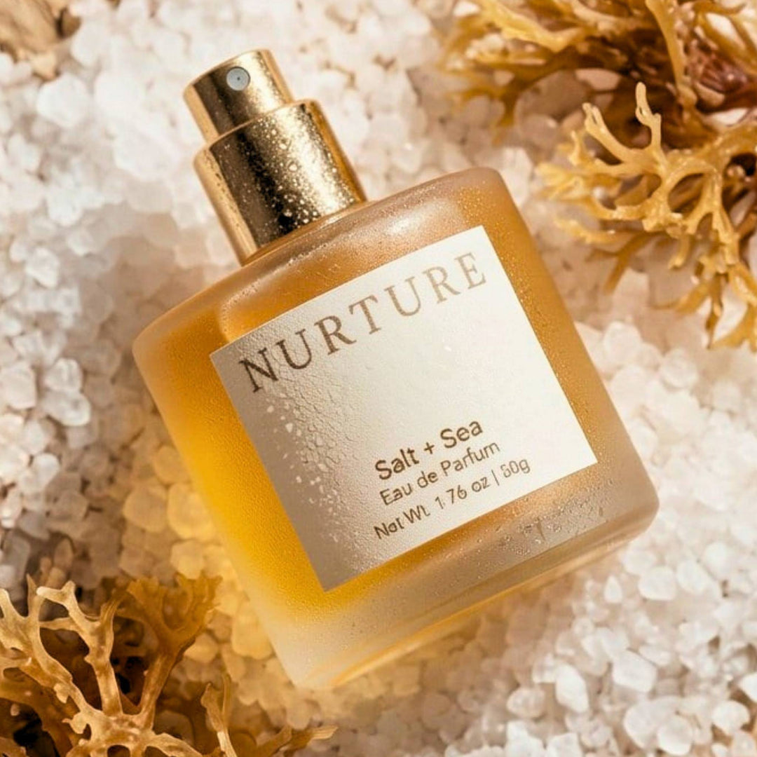 Perfume bottle labeled &