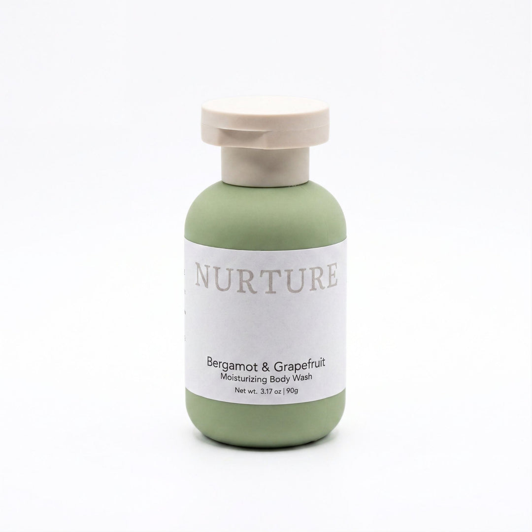 Bergamot Body Wash on a white background.