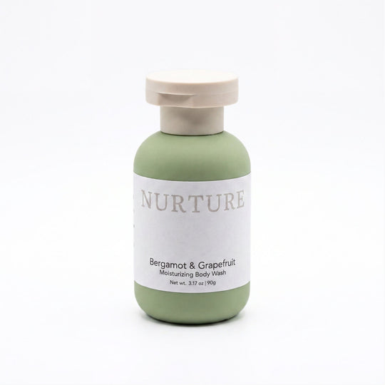Bergamot Body Wash on a white background.