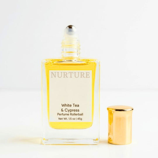 Perfume rollerball labeled &